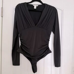 H&M Black Bodysuit size Medium